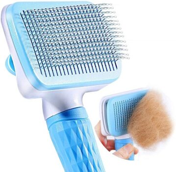 Qpets® Slicker Dog Comb Brush Pet Grooming Brush Daily
