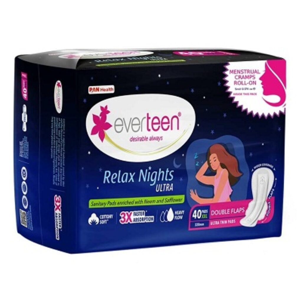 everteen XXL Relax Nights Ultra Thin Sanitary Pads