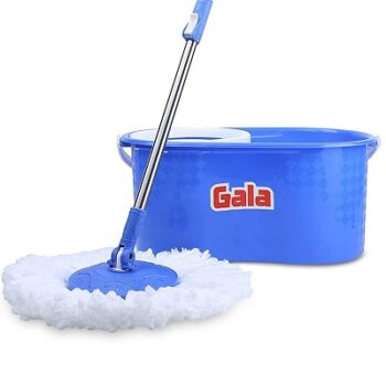 Gala Aqua Spin Mop with 4 Wheels & Big Bucket