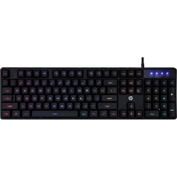 (Renewed) HP K300 USB-A Gaming Keyboard - 4QM95AA, Black