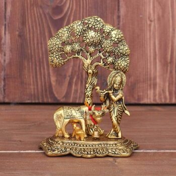 NIRMAL HANDICRAFT Gift Items Metal Krishna Ji
