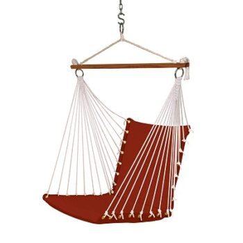 Hangit Polyester Swing Chair (Brick Red, 60 Centimeters)