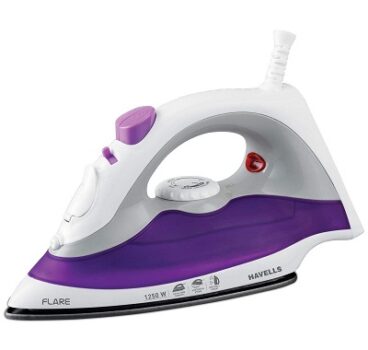 HAVELLS Flare 1250 W Steam Iron with Teflon Coated Sole Plate