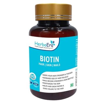 HerboEra Biotin 90 Capsules for Stronger and Thicker Hair
