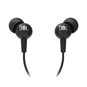 JBL C100SI Wired In Ear Headphones with Mic, JBL Pure Bass Sound