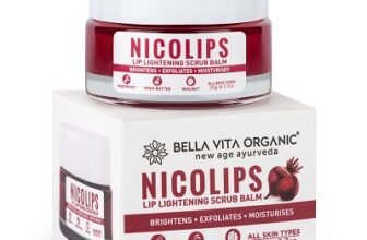Bella Vita Organic NicoLips Lip Scrub Balm Brightening Dark Lips