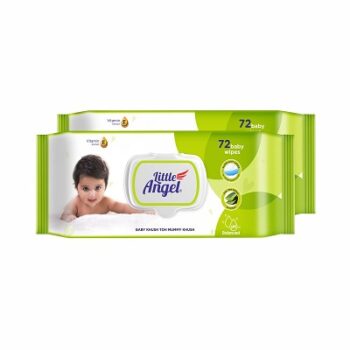 Little Angel Super Soft Cleansing Baby Wipes Lid Pack