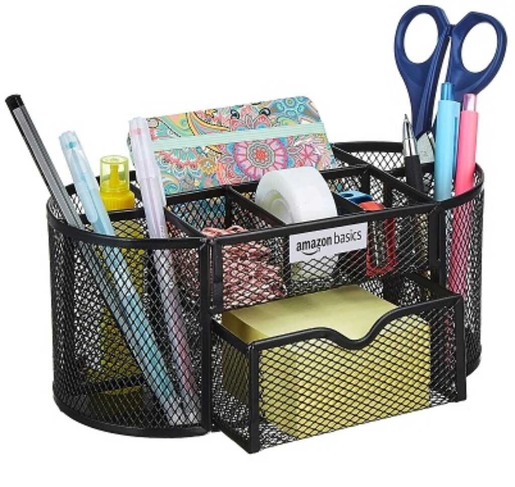 AmazonBasics Mesh Desk Organiser