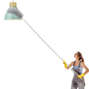 Microfiber Telescoping Duster with Extendable Stainless Steel