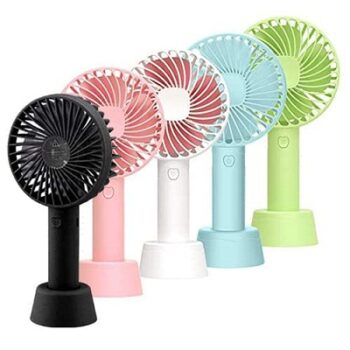 One94Store Mini Portable USB Hand Fan Built-in Rechargeable Battery