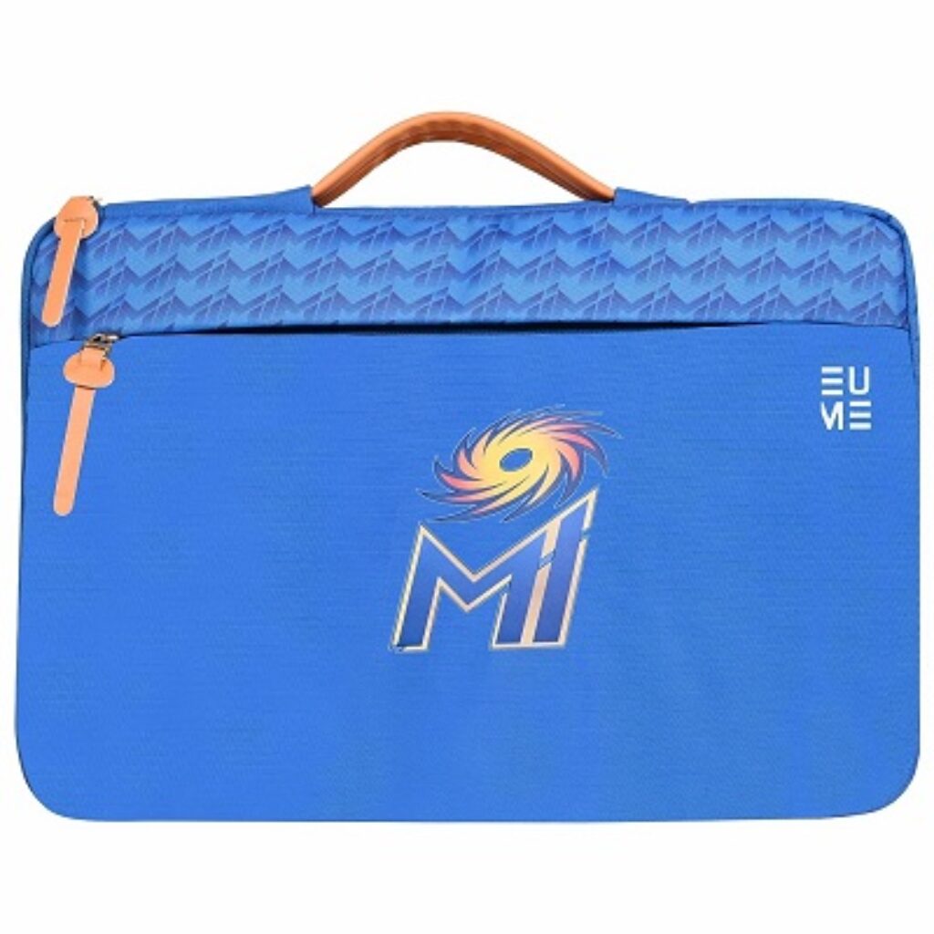 EUME Polyester Mumbai Indians Sleeve for Laptop