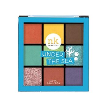 Nicka K Nine Color Eyeshadow Palette - Under The Sea, Multicolor, 11 g