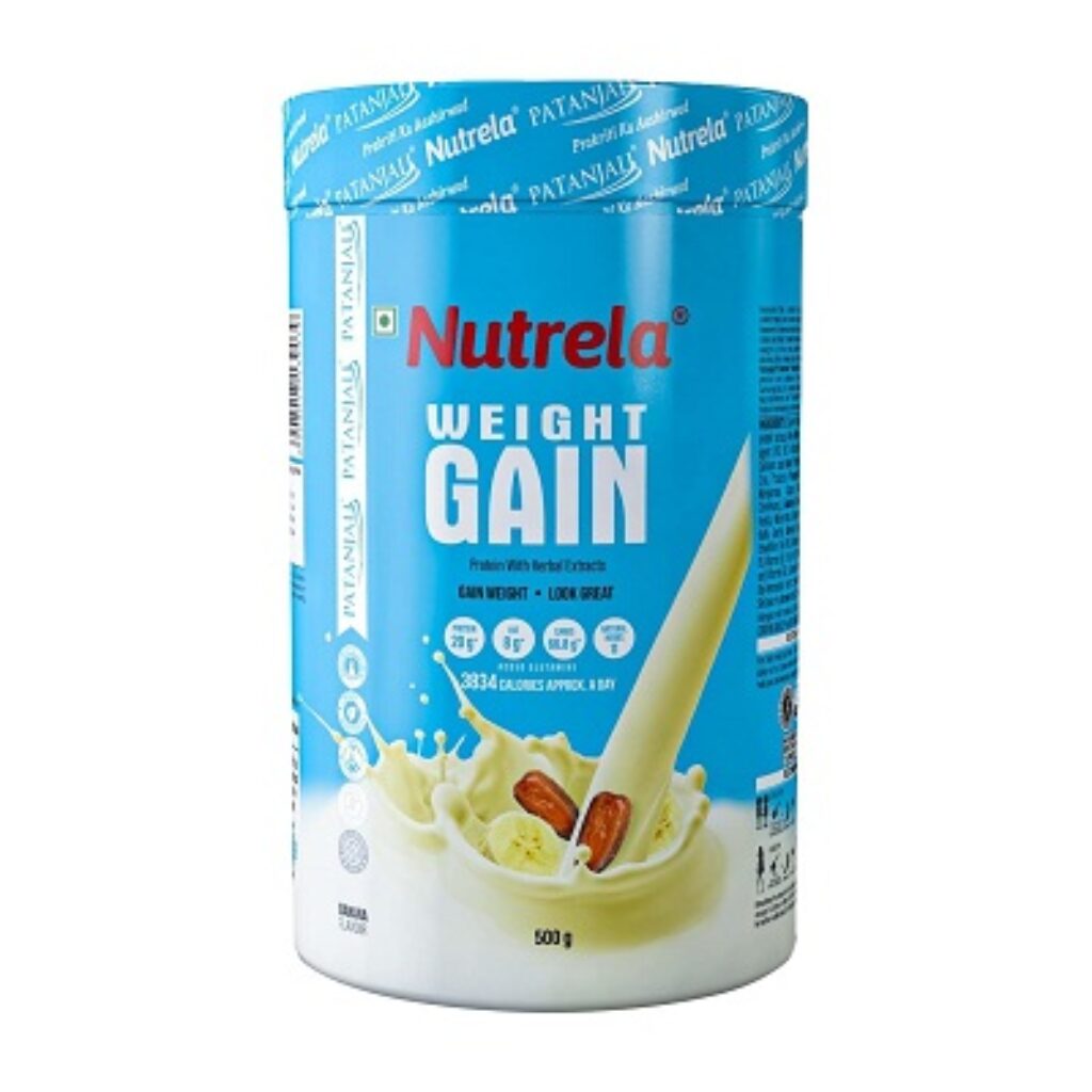 Banana Flavour Weight Gain Powder 500gm Mass Gainer