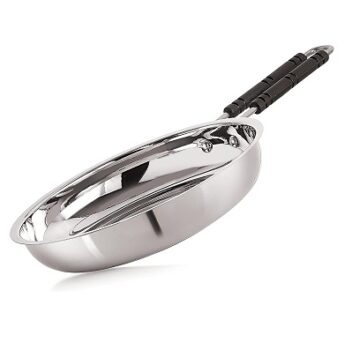 NIRLON Stainless Steel Sandwich Bottom Induction & Gas Compatible Fry Pan