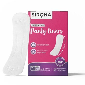Sirona Dry Comfort Daily Use Panty Liners - Large