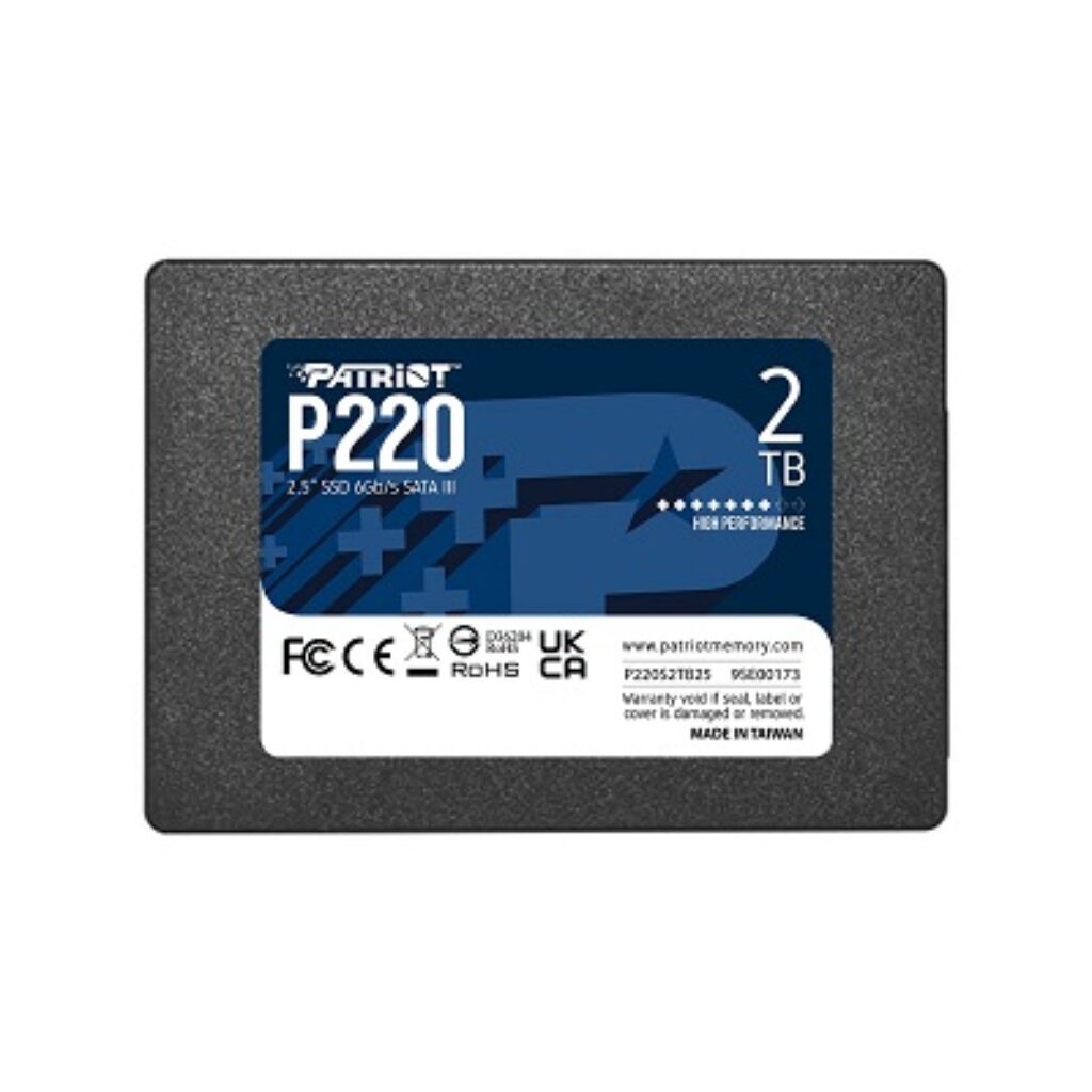 Patriot 2 TB P220 2.5" SATA III Internal (SSD) Solid State Drive