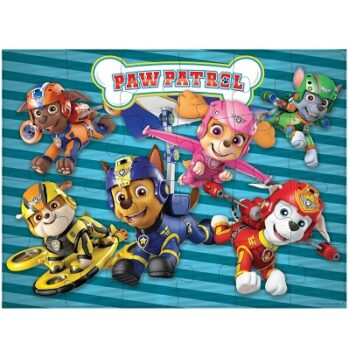 Paw Patrol Shoe Box -Giant Wood Puzzle, Kids Games for 3+ Years & Above