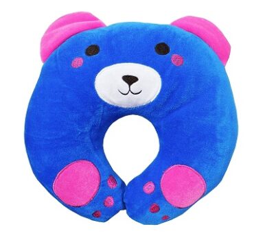 My NewBorn Baby U Shaped Neck Support Pillow for Nursing/Feeding (BlueBear)