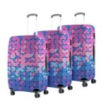 Nasher Miles Eco Friendly Polyester Set of 3 Protective Luggage Covers