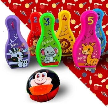 Popo Toys Cute Animals Bowling Game Set
