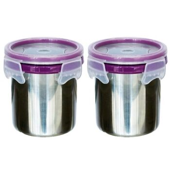 Princeware Dura Click Stainless Steel Container Set