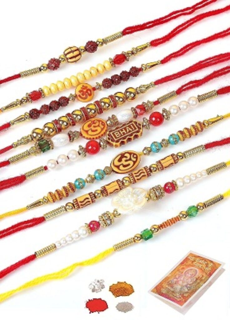 Chocozone Multicolor Combo of 10 Dora Rakhi Set