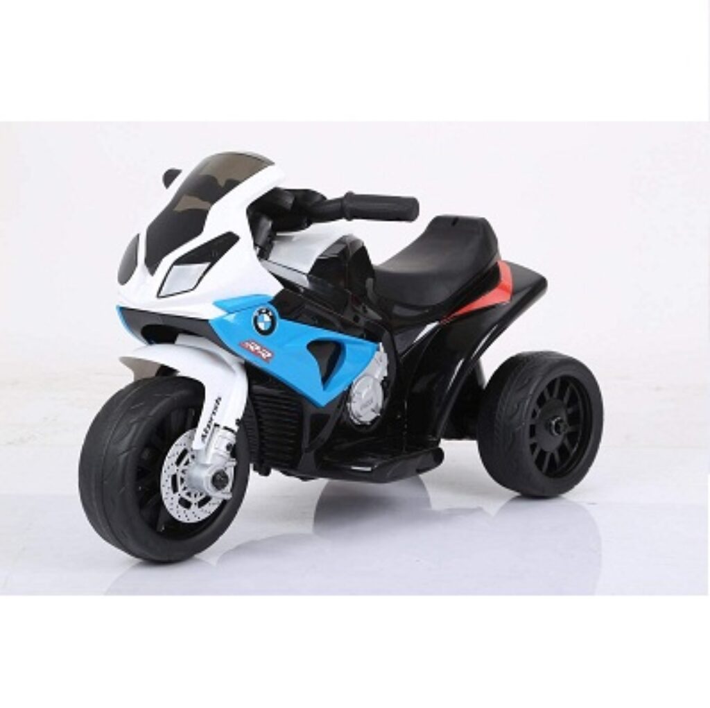 Brunte RMF Himalyan Rechargeable Battery Operated Ride-On Bike for Kids (White)