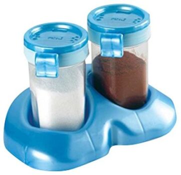 Ritu Multipurpose Plastic Spice Container Salt and Pepper Shaker Seasoning
