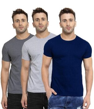 Scott International Men's Regular Fit T-Shirt (Pack of 3)