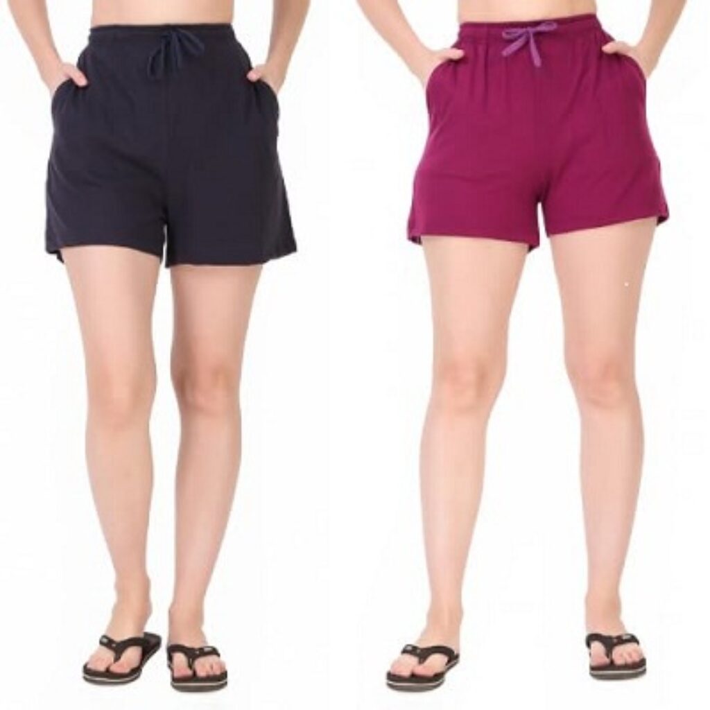 Legit Affair Women Regular Shorts Pack of 2