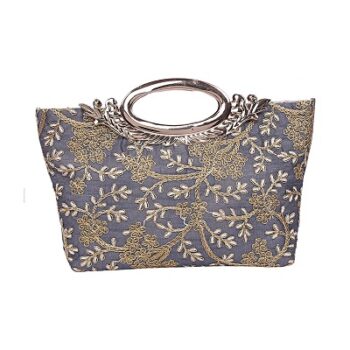 Kuber Industries Silk Clutch Ladies Handbag