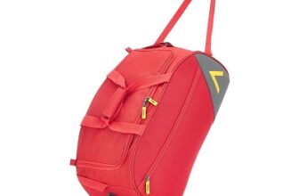 Aristocrat Spark 53cm Polyester Small Red Duffle Bag