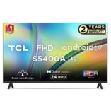 TCL 101 cm (40 inches) Bezel-Less S Series Full HD Smart Android LED TV