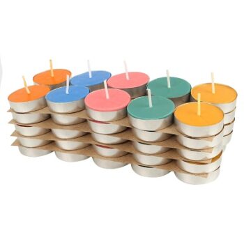 Amazon Brand - Solimo Wax Tealight Candles