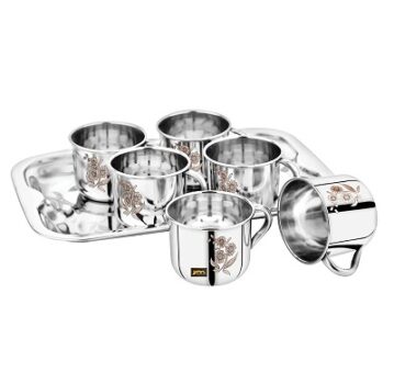 YM STAINLESS STEEL - Deluxe Royal Tea & Coffee Cup