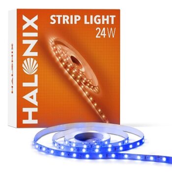 Halonix 24W 5 Meter 300 LED Strip Light Without Driver( Blue, Pack of 1)