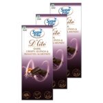 Sugar Free D'lite Quinoa & Almonds Dark Chocolate Bar, 80g (Pack of 3)