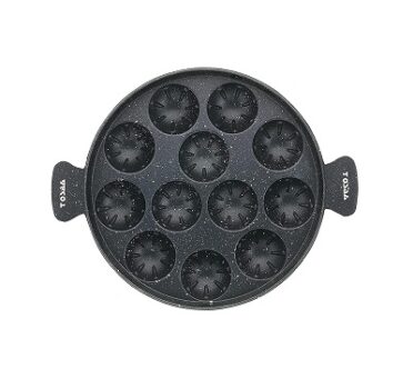 Tosaa Non Stick Grill Appam 12 Cavity Designer Gas Compatible