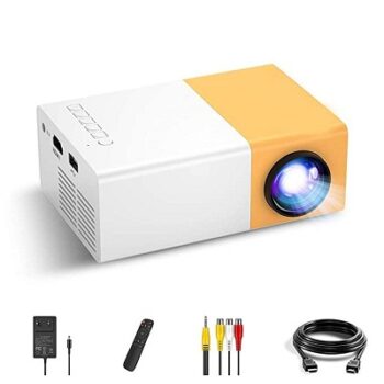 TRIGENT UC 500 Projector, 400LM Portable Mini Home Theater LED Projector