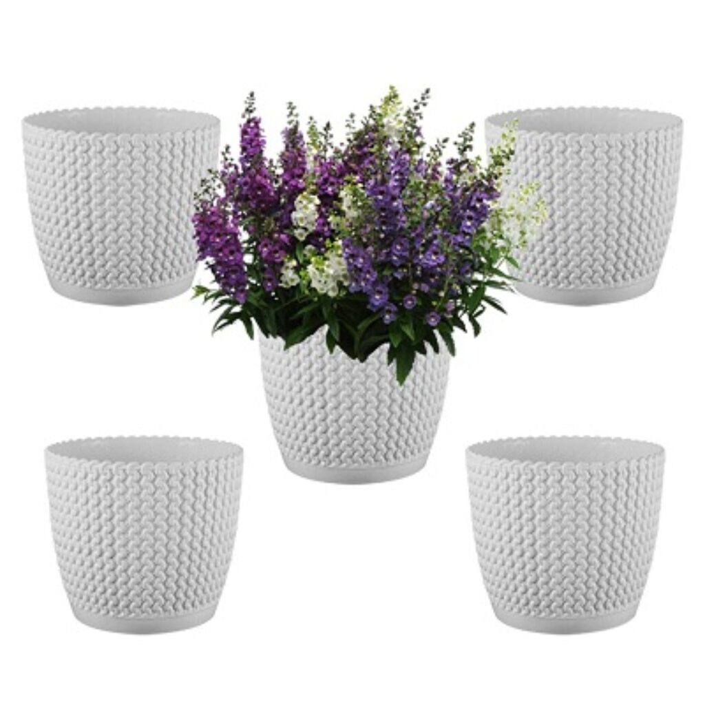 GATE GARDEN Unicon Pot Elegant Curvy Braided