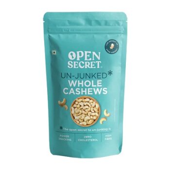 Open Secret 100% Natural Premium Whole Cashews 200 g Value Pack