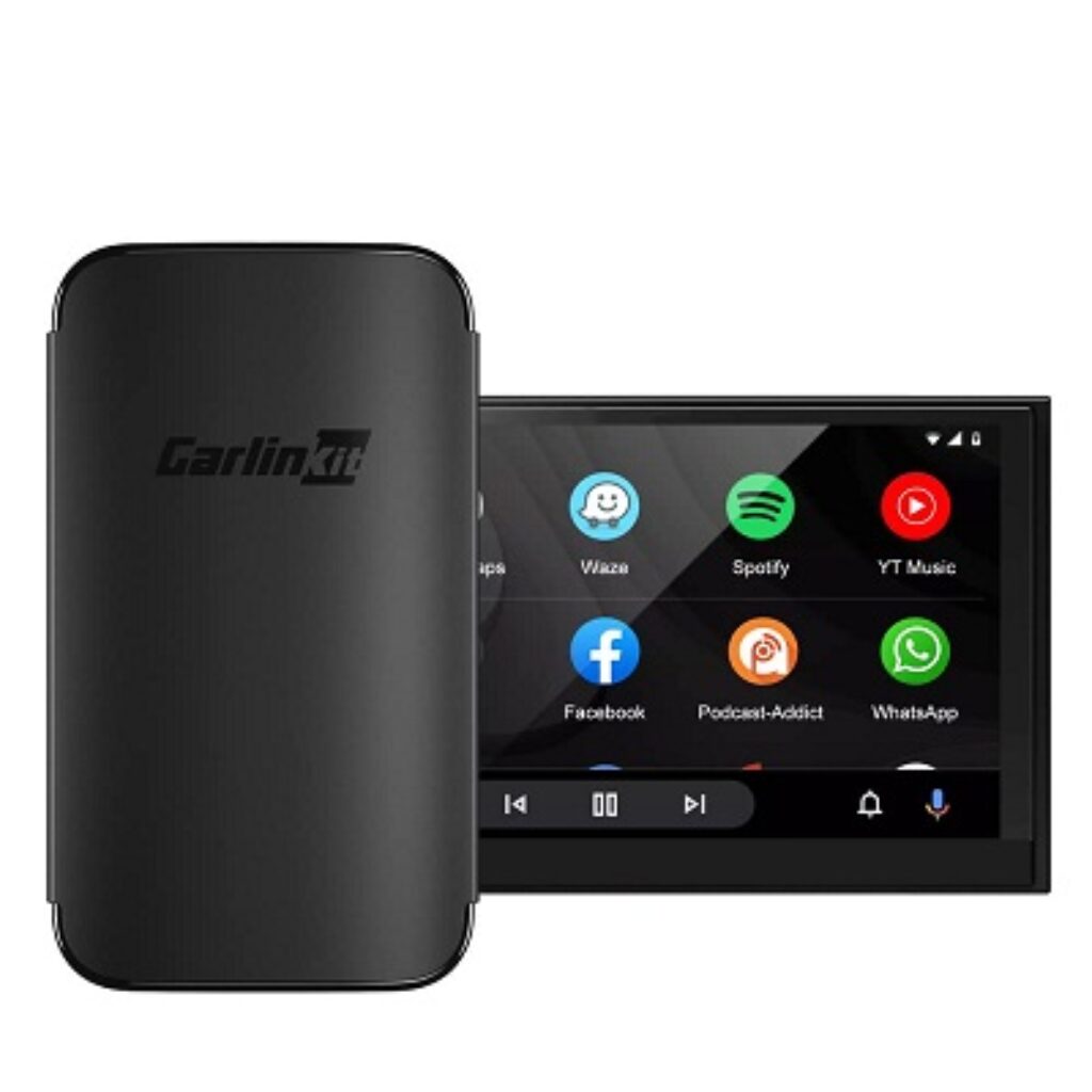 Carlinkit 2023 A2A Wired to Wireless Android Auto Adapter: Compact