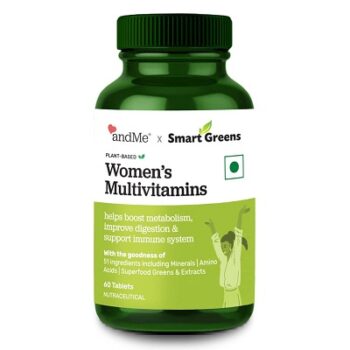 Multivitamin with Whole Food Extracts, Vegan with Zinc, Vitamin C, Vitamin B12, Vitamin D