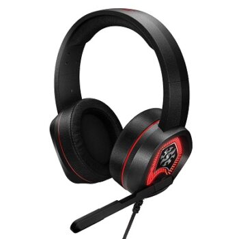 XPG EMIX H20 Wired Gaming Headset with Virtual 7.1 Surround Sound - Black