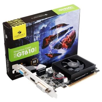 ZEBRONICS Gt610 2Gd3 with Pcie 2.0