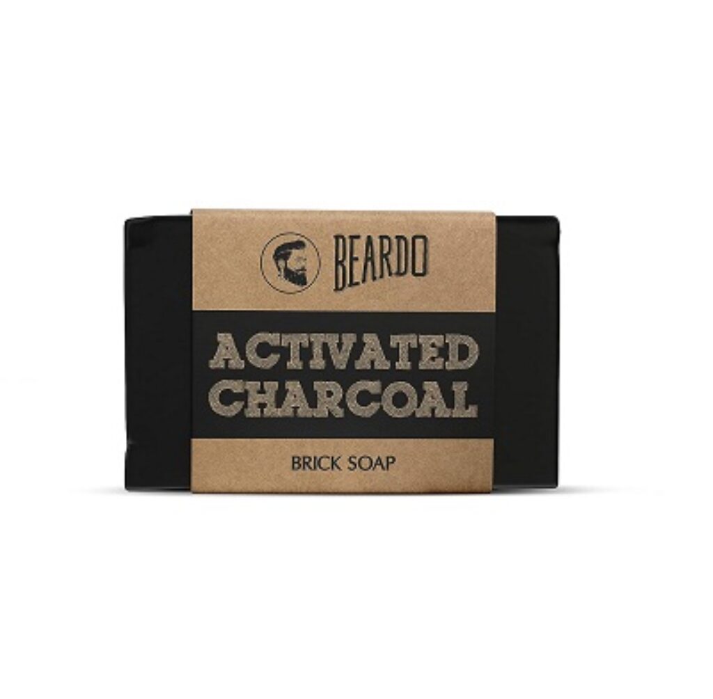 Beardo Activated Charcoal Brick Soap