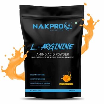 Nakpro Pure 100% L-Arginine Supplement Powder