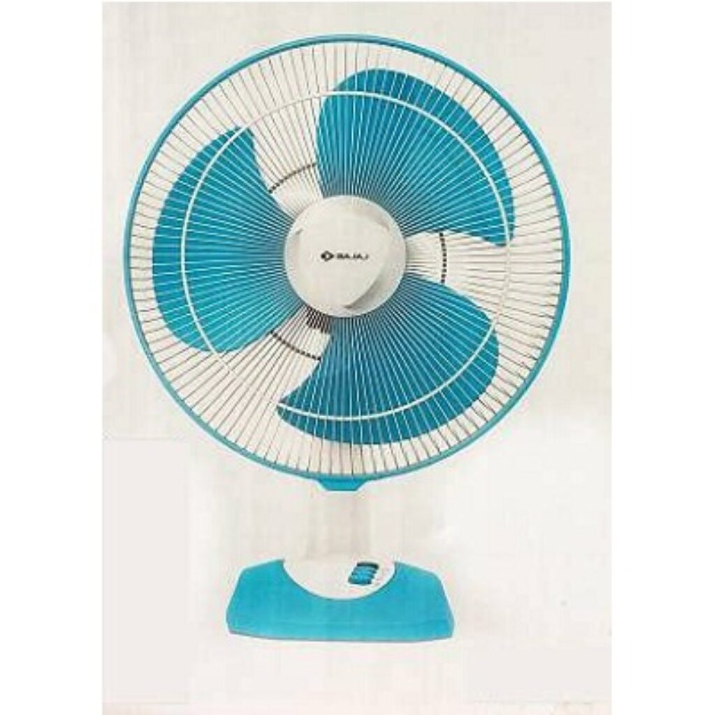 Bajaj Rapido 400 mm Table Fan, Pearl Blue, With Full Copper Motor