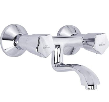 Benelave By Hindware BLQCP47071 Wall Mixer for Bathroom