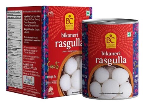 Bhikharam Chandmal Rasgulla Tin Sweets